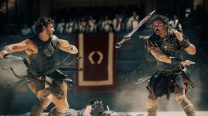 "Gladiator II": Paul Mescal (Lucius) et Pedro Pascal (Acacius). DR